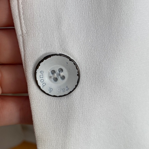 Rag & bone Rylie blazer white size 4 - Picture 3 of 7